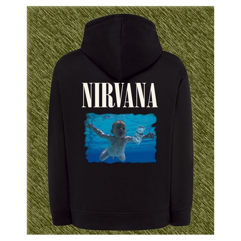 sudadera de mujer nirvana nevermind