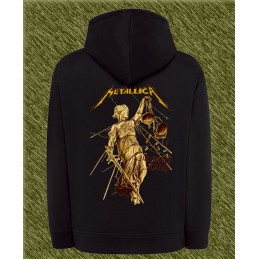 sudadera de mujer metallica and justice for all