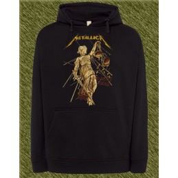 sudadera de mujer metallica and justice for all