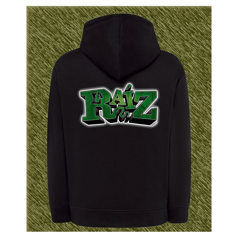 sudadera de mujer la raiz, verde