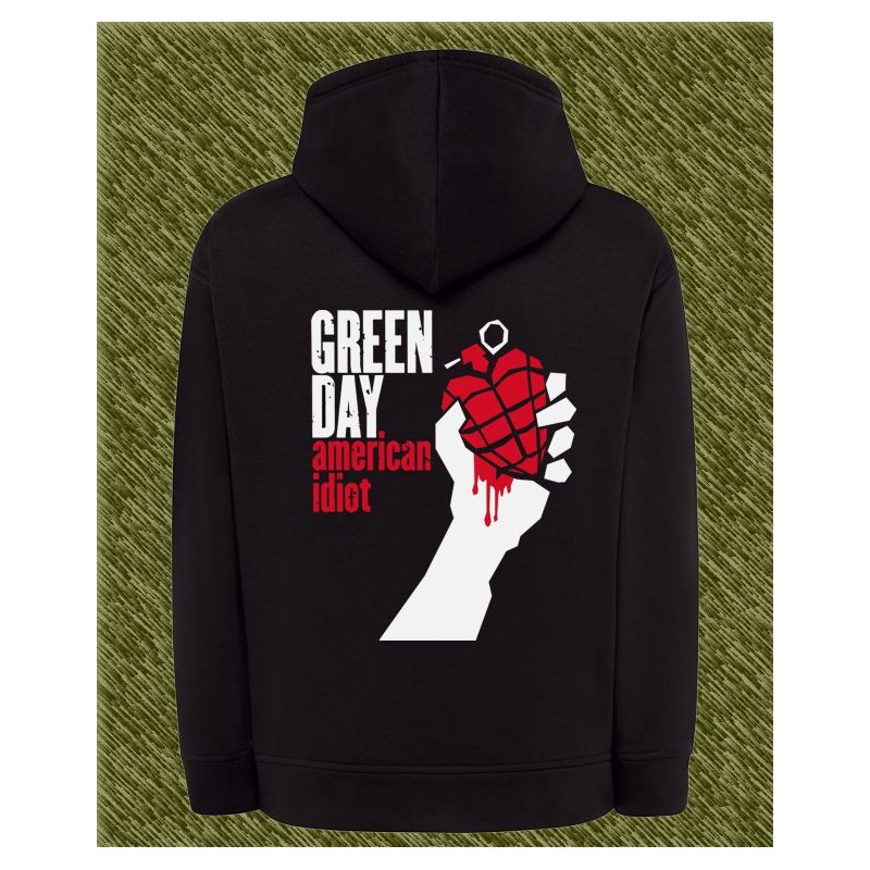 sudadera de mujer green day