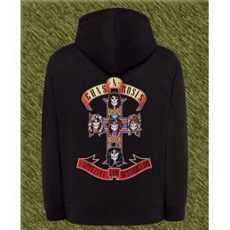 sudadera de mujer guns n roses, appetite for destruction