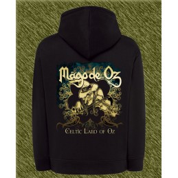 sudadera de mujer mago de oz, celtic land of oz