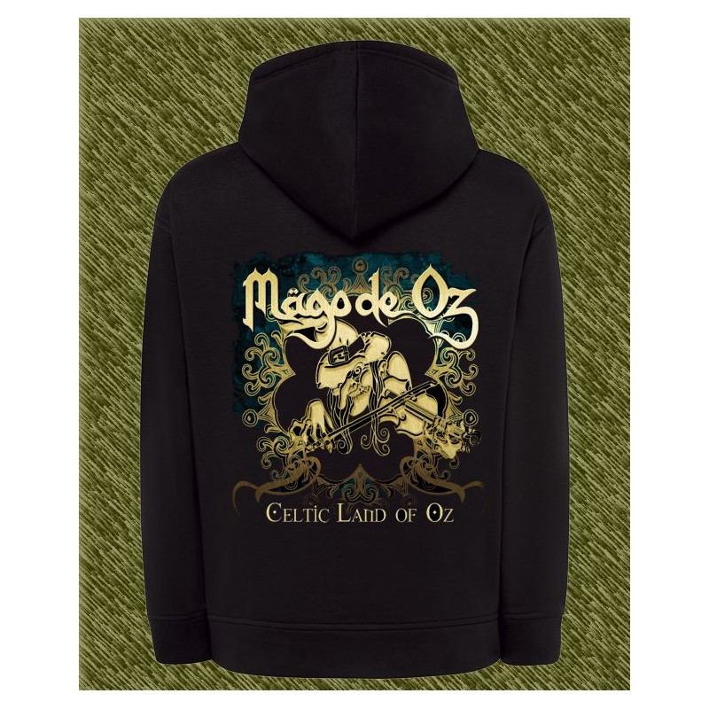 sudadera de mujer mago de oz, celtic land of oz