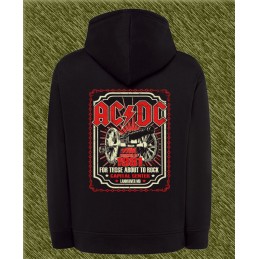 sudadera de mujer ac dc, for those about to rock