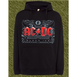 sudadera de mujer ac dc, black ice