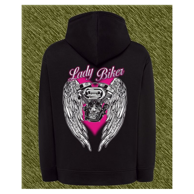 sudadera de mujer lady biker