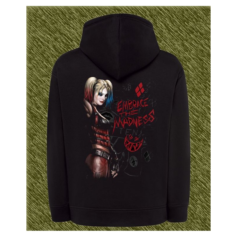 sudadera de mujer embraced the madness