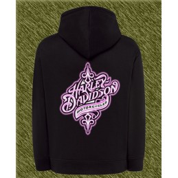 sudadera de mujer harley davidson diseño