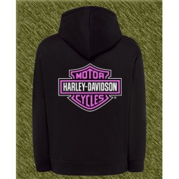 sudadera de mujer harley davidson logo