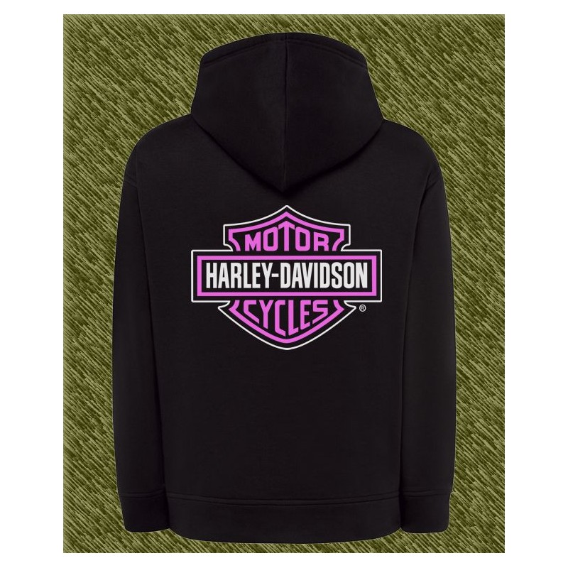 sudadera de mujer harley davidson logo