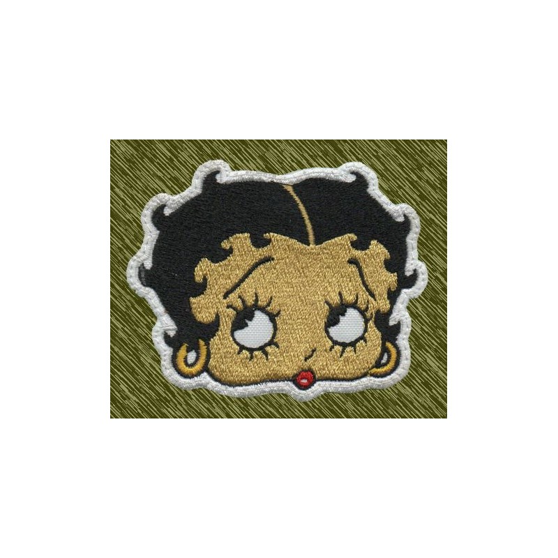 Parche bordado betty boop, cabeza