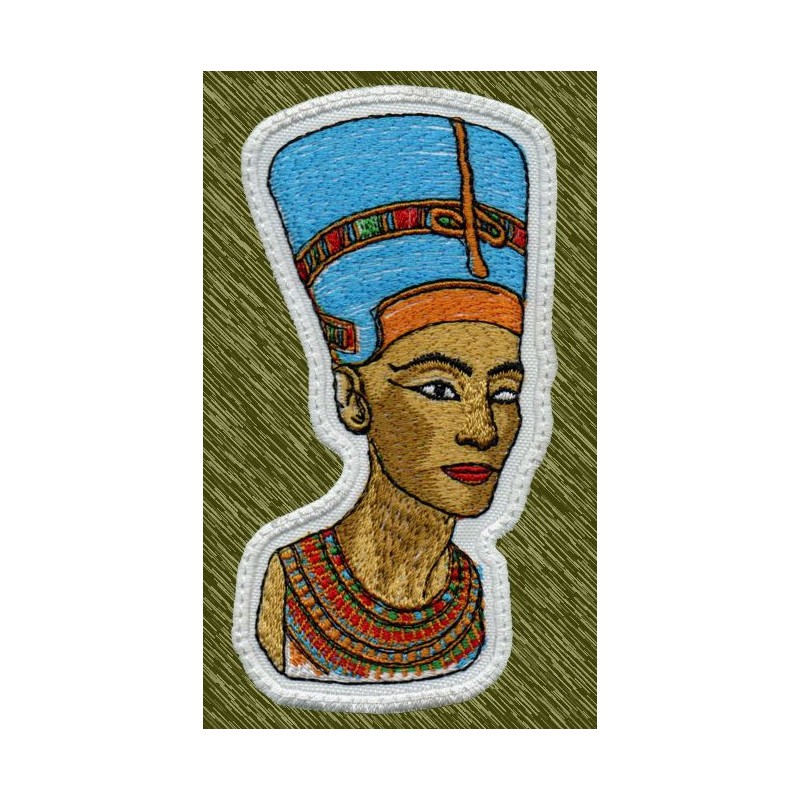 Parche bordado nefertiti
