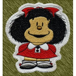 Parche bordado Mafalda
