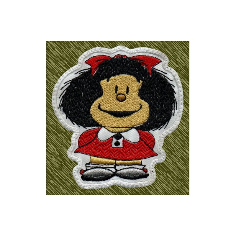 Parche bordado Mafalda