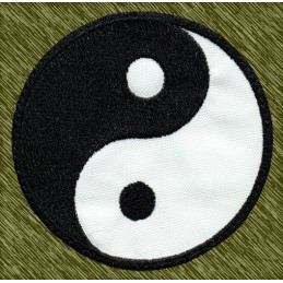 Parche bordado ying yang