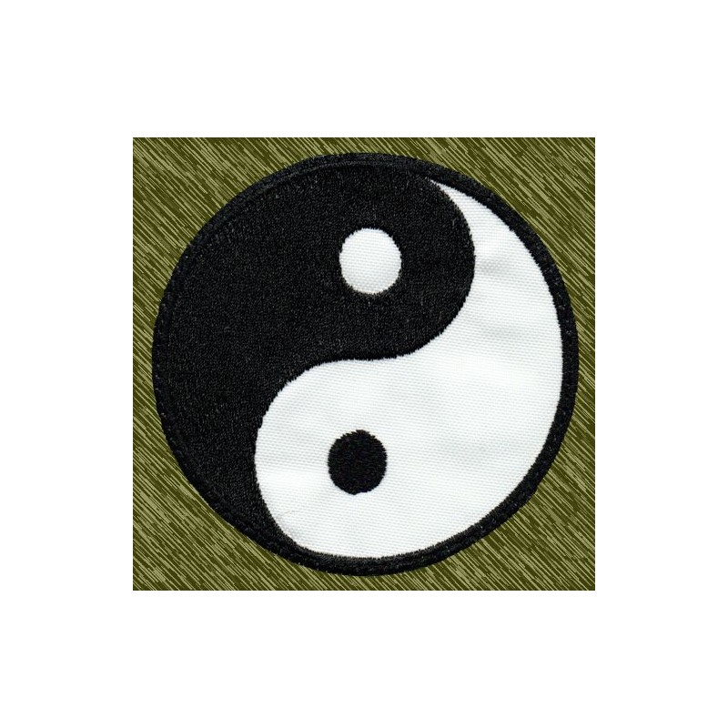 Parche bordado ying yang