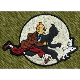 Parche bordado tintin