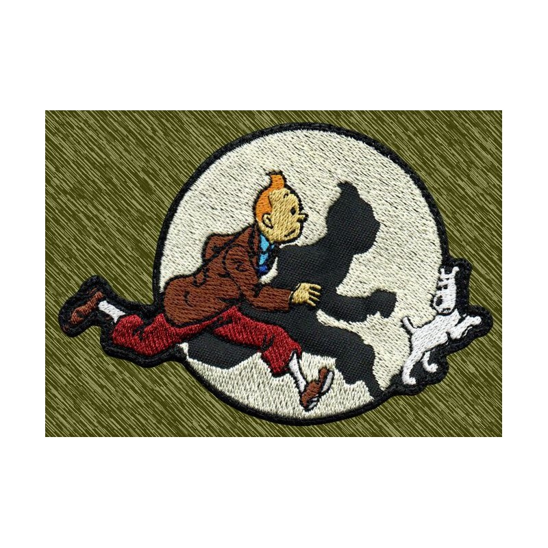 Parche bordado tintin