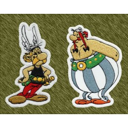 Parches bordados Astérix y Obélix