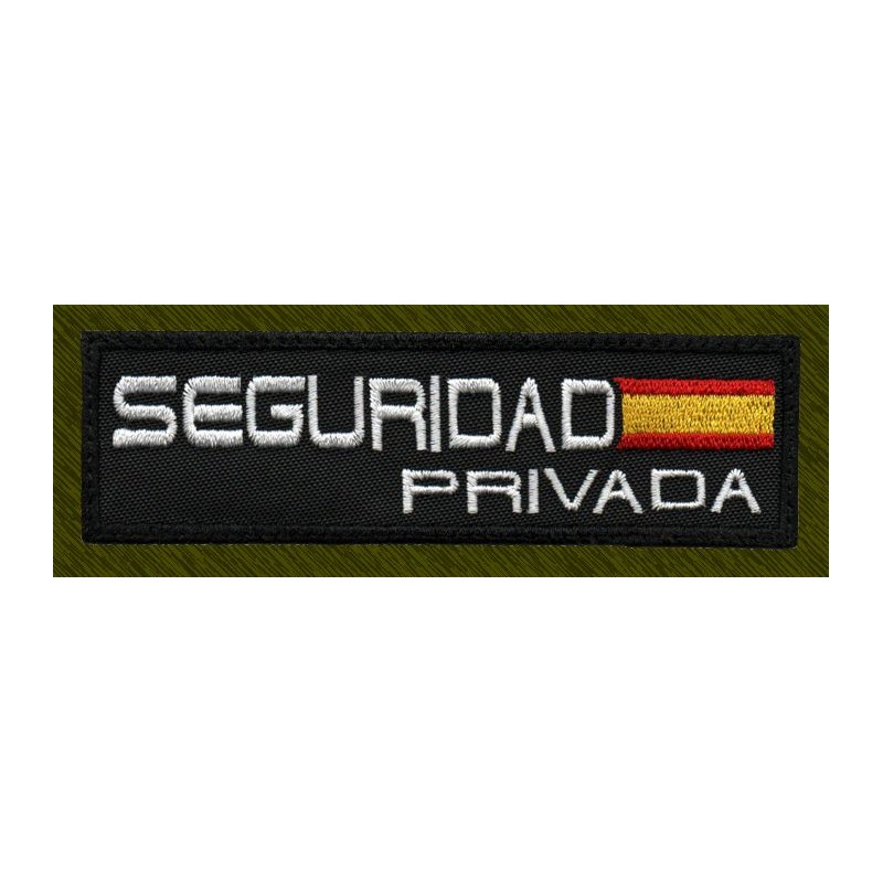 parche bordado, seguridad privada