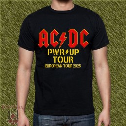 Camiseta AC/DC gira power up 2025 - 26
