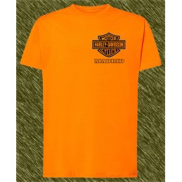 Camiseta Harley Davidson madrid logo
