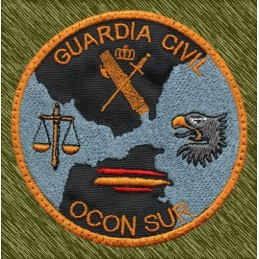 parche bordado, ocon sur, guardia civil