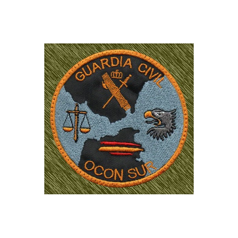 parche bordado, ocon sur, guardia civil