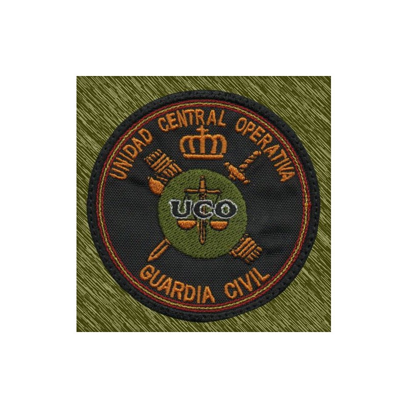 parche bordado, uco, guardia civil