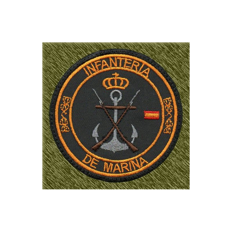 parche bordado, infantería de marina