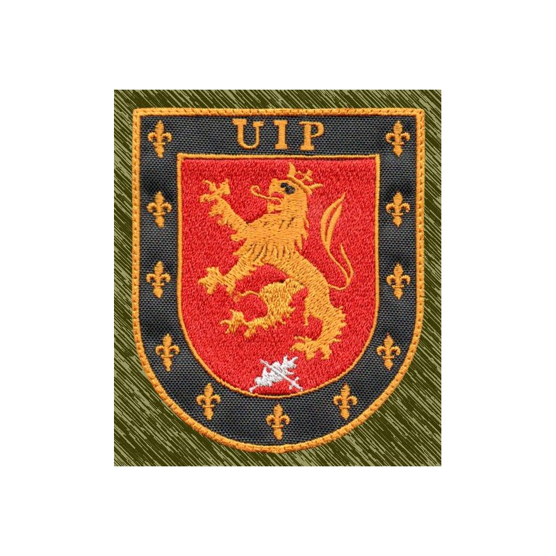 parche bordado, UIP