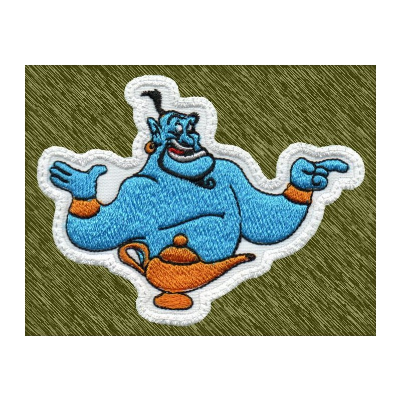 parche bordado, genio aladin