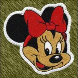 parche bordado, minnie mouse