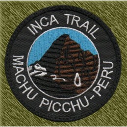 parche bordado, inca trail, machu pichu
