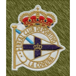 parche bordado deportivo de la coruña