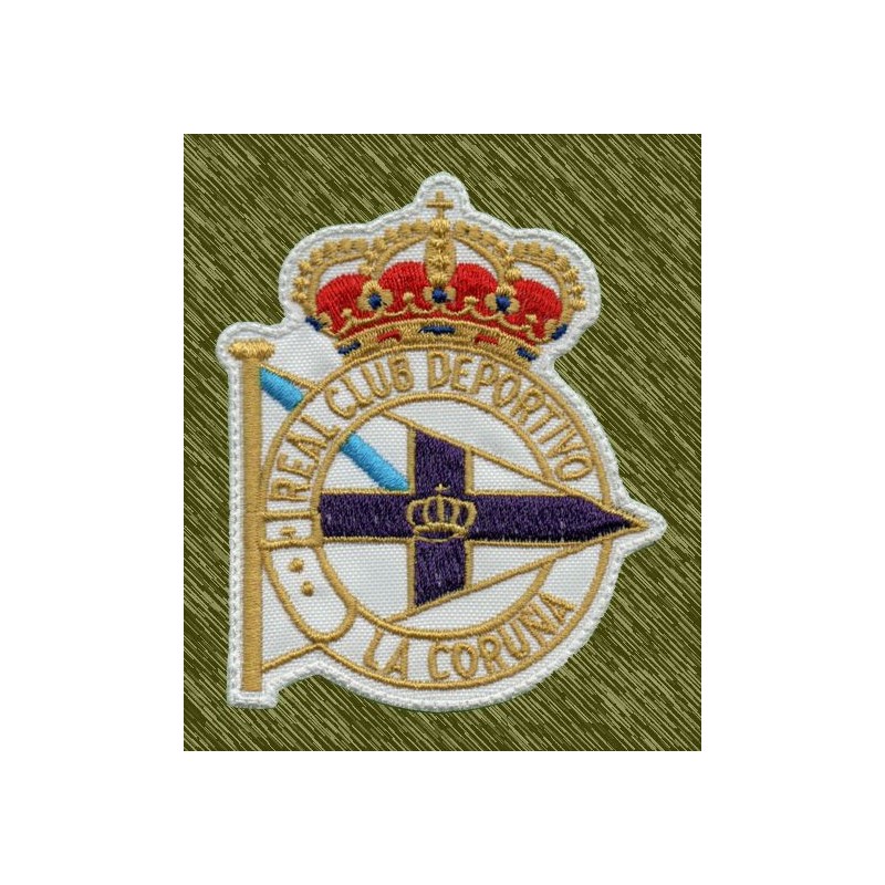 parche bordado deportivo de la coruña