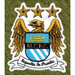 parche bordado Manchester City, logo antiguo