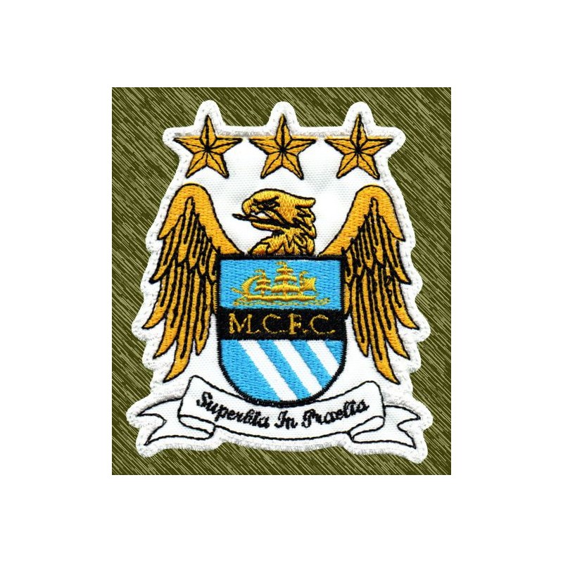parche bordado Manchester City, logo antiguo