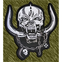 Parche bordado Motorhead, cabeza england