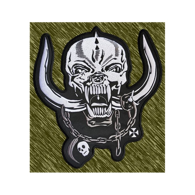 Parche bordado Motorhead, cabeza england
