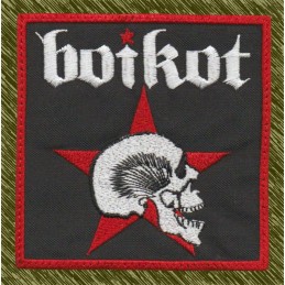 Parche bordado, Boikot