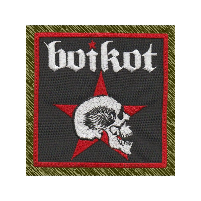 Parche bordado, Boikot