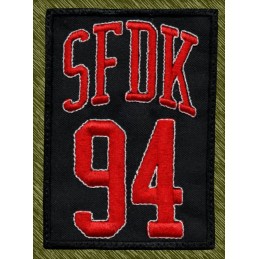Parche bordado, sfdk 94