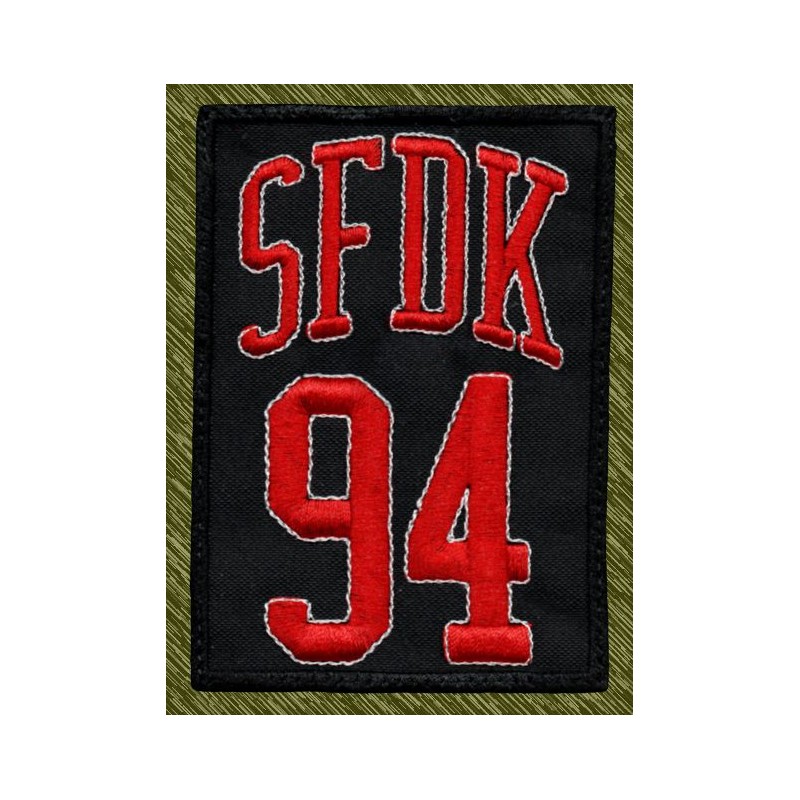 Parche bordado, sfdk 94