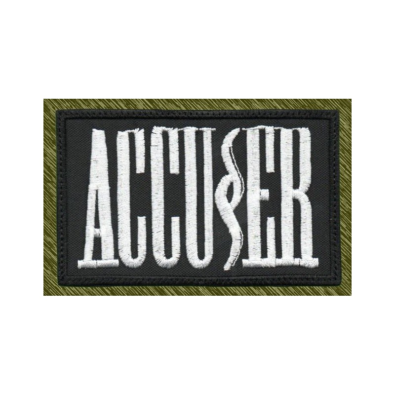 Parche bordado, Acusser