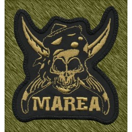 Parche bordado Marea, dorado