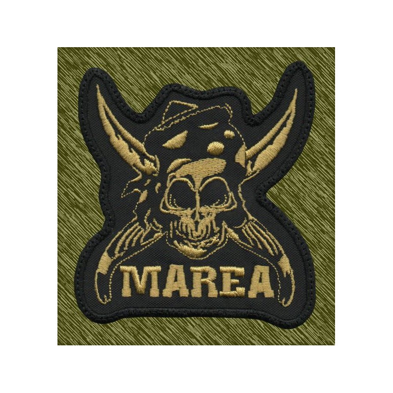 Parche bordado Marea, dorado