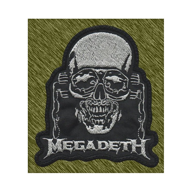 Parche bordado Megadeth, calavera