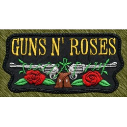Parche bordado, guns n roses pistolas